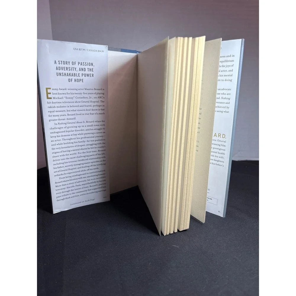 Maurice Benard Nothing General About It Memoir Autobiography Book